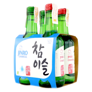 Jinro Chamisul Flavors Soju (360mL x 4pcs)