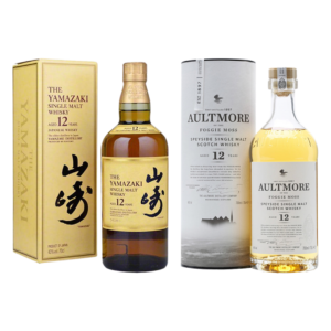 Yamazaki 12yo 700mL & Aultmore 12yo 700mL Combo